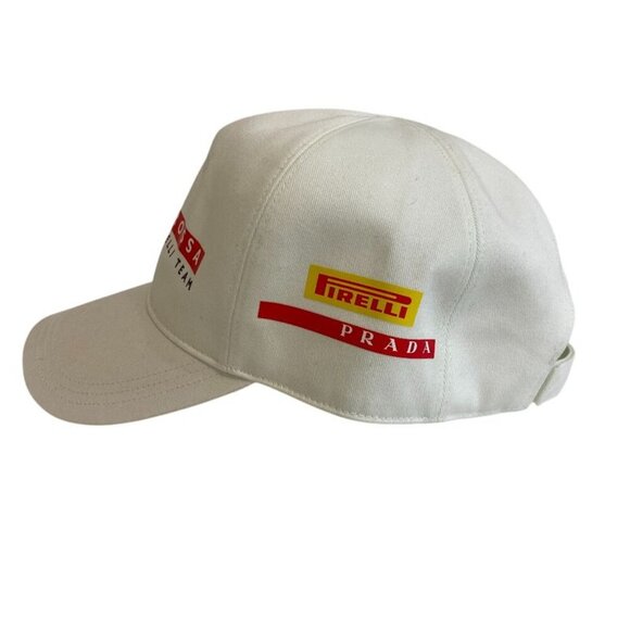 Prada Baseball Cap Cotton White main image 8